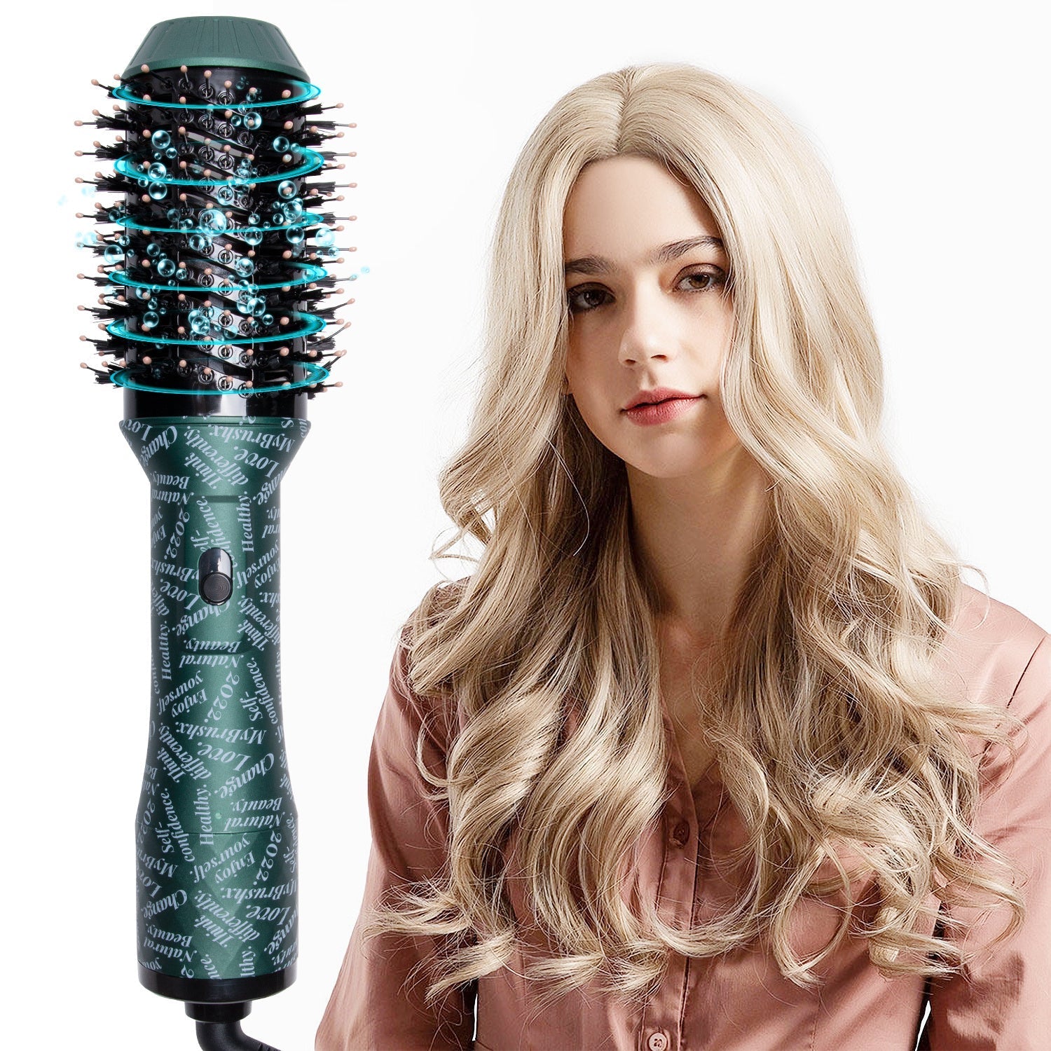 Hair Dryer Brush Hot Air Brush With Enhanced Barrel