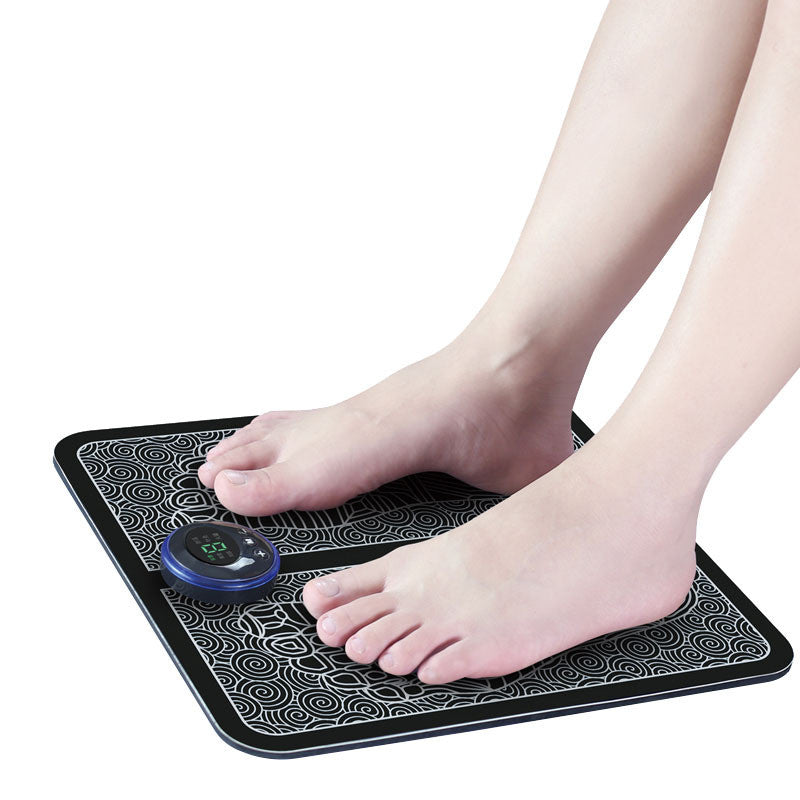Electric EMS Foot Massager Pad Feet Muscle Stimulator Leg