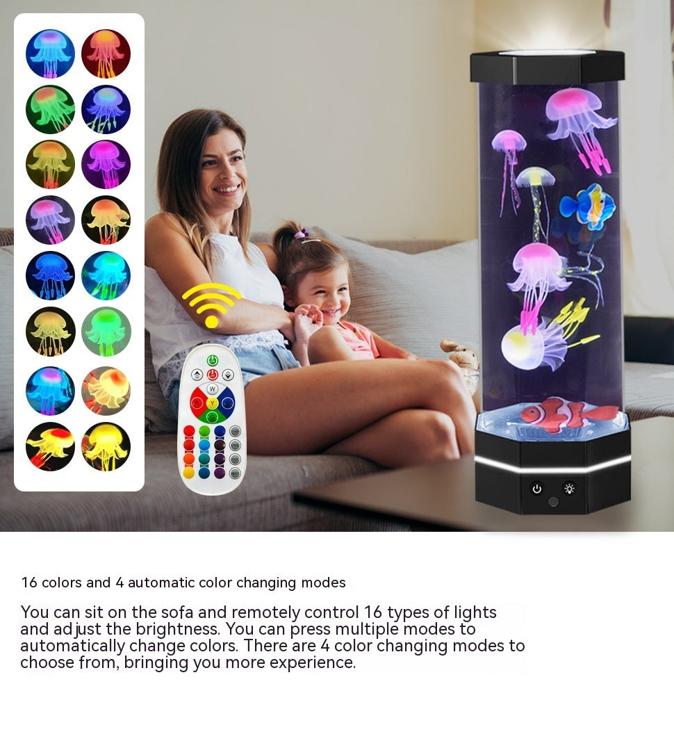Jellyfish Lava Lamp 17 Colors Changing 15inch Jellyfish Lamp