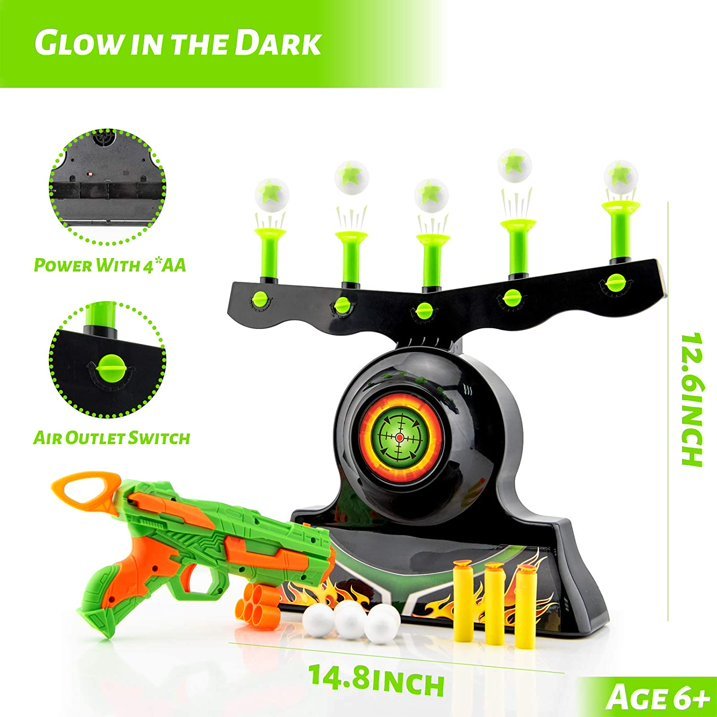 Shooting Games Toy Glow In The Dark Foam Blaster