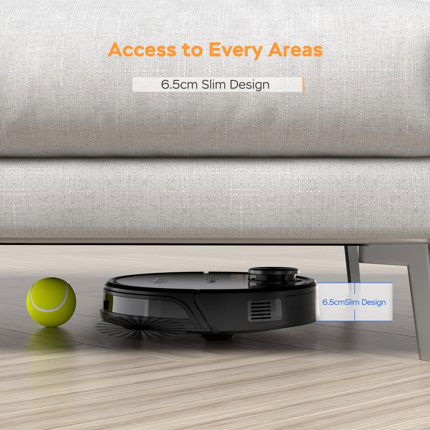 Geek Smart L8 Robot Vacuum Cleaner And Mop, LDS Navigation,