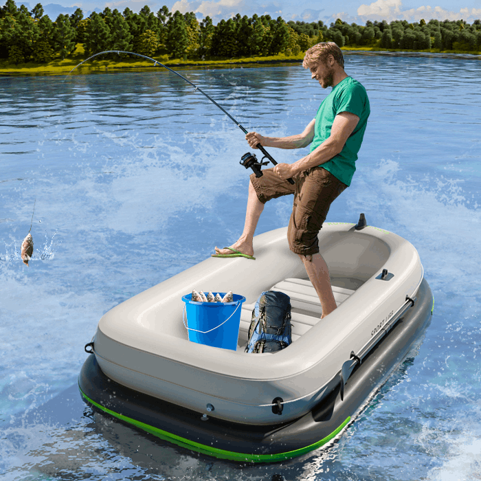 Inflatable Fishing Boat Canoe