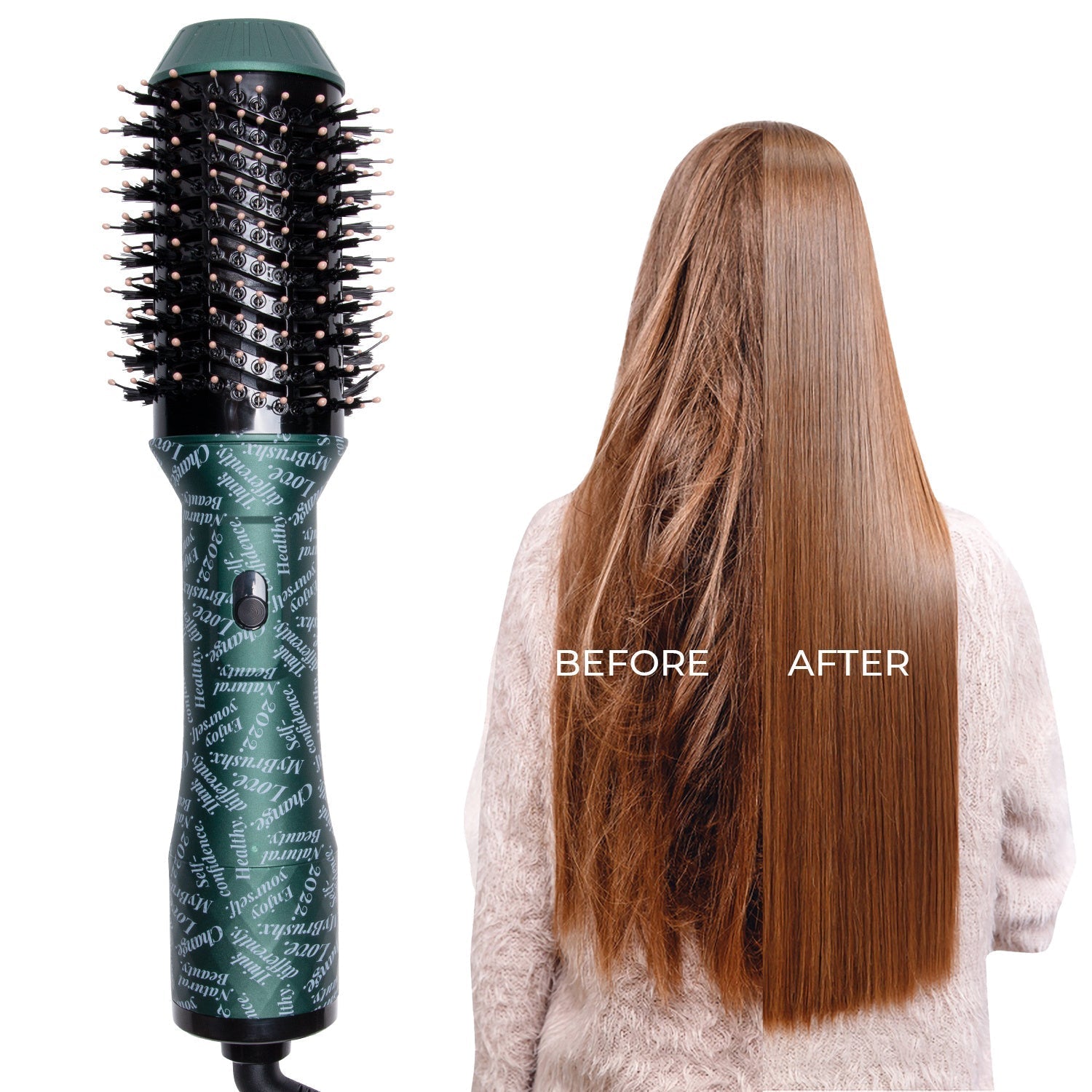 Hair Dryer Brush Hot Air Brush With Enhanced Barrel