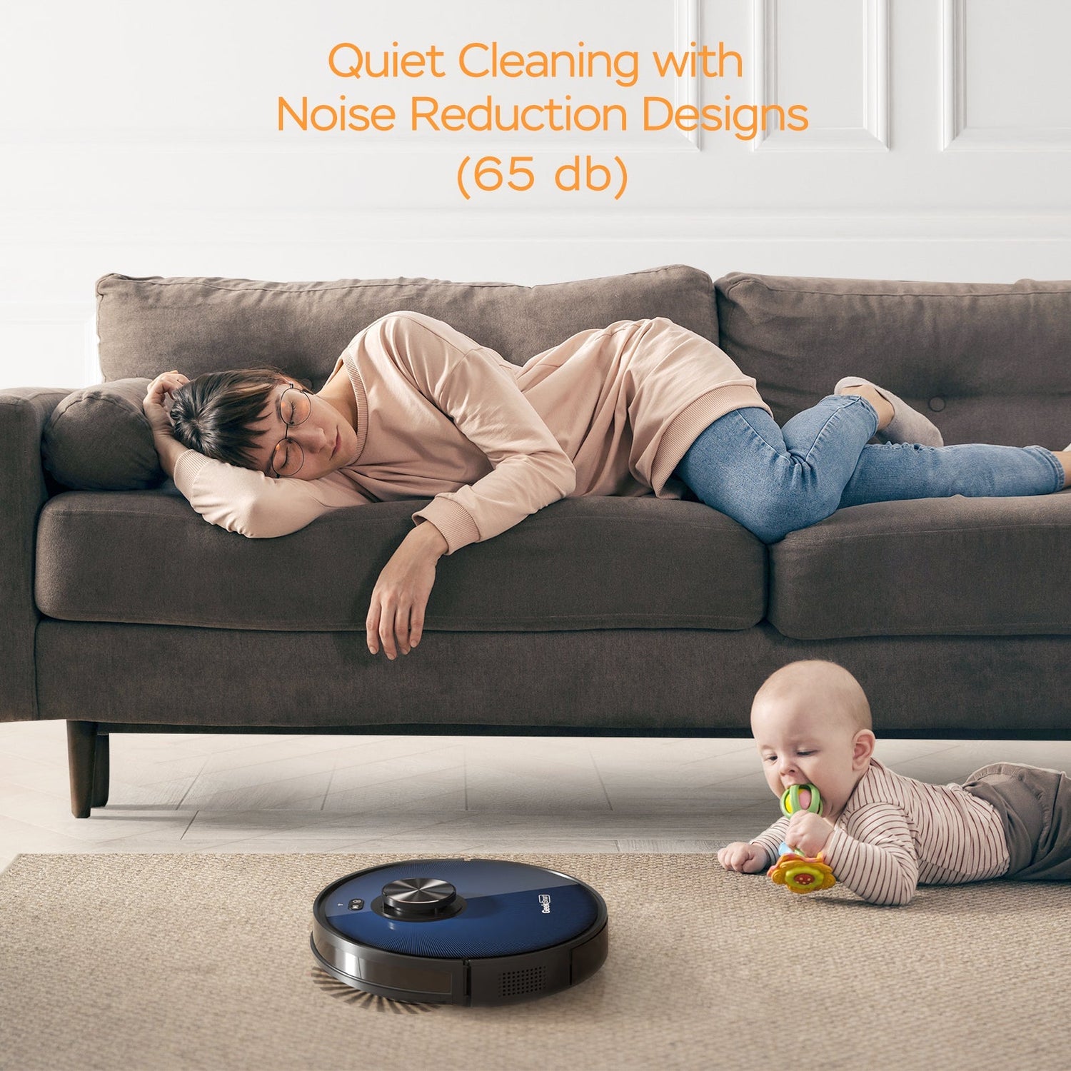 Geek Smart L7 Robot Vacuum Cleaner And Mop, LDS Navigation