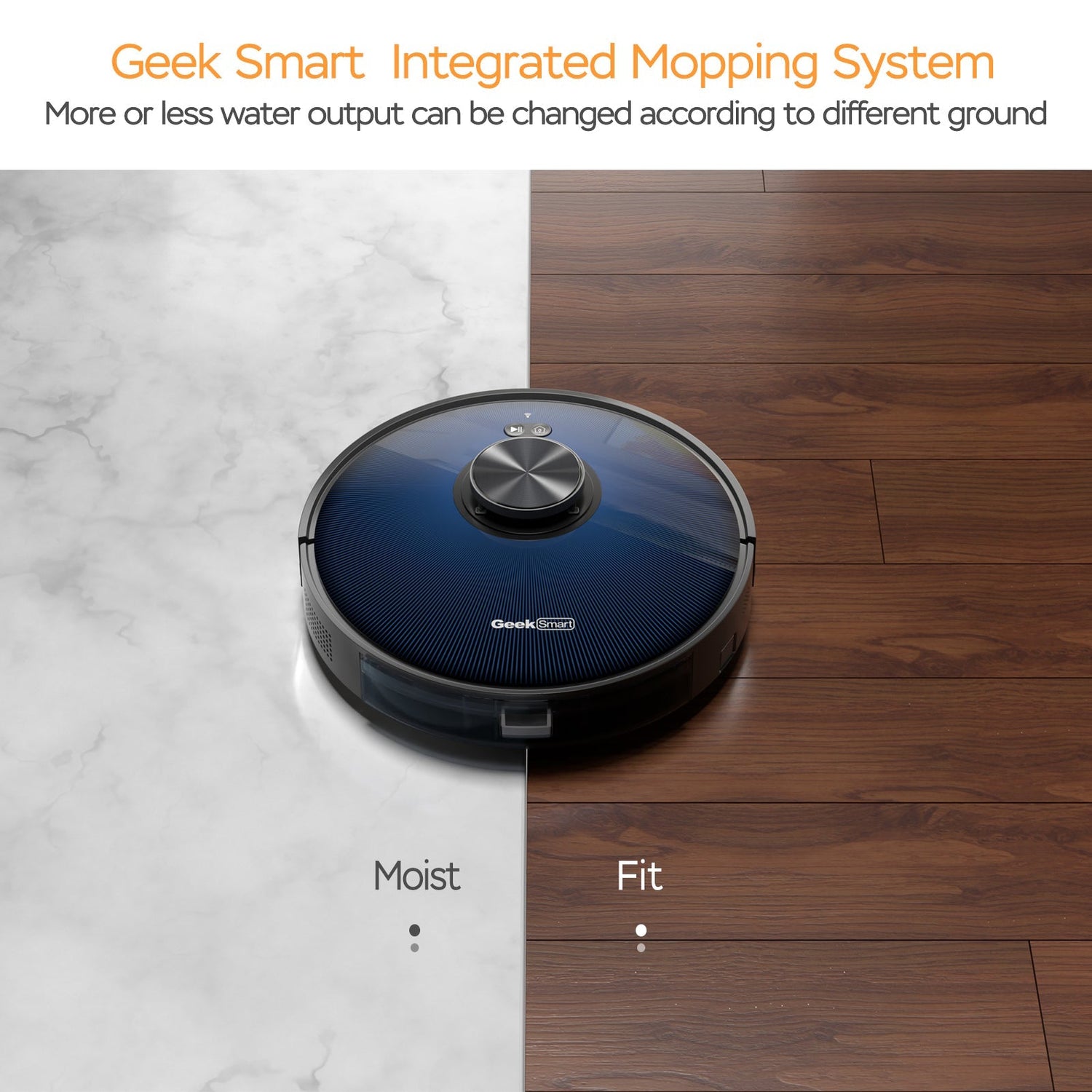 Geek Smart L7 Robot Vacuum Cleaner And Mop, LDS Navigation