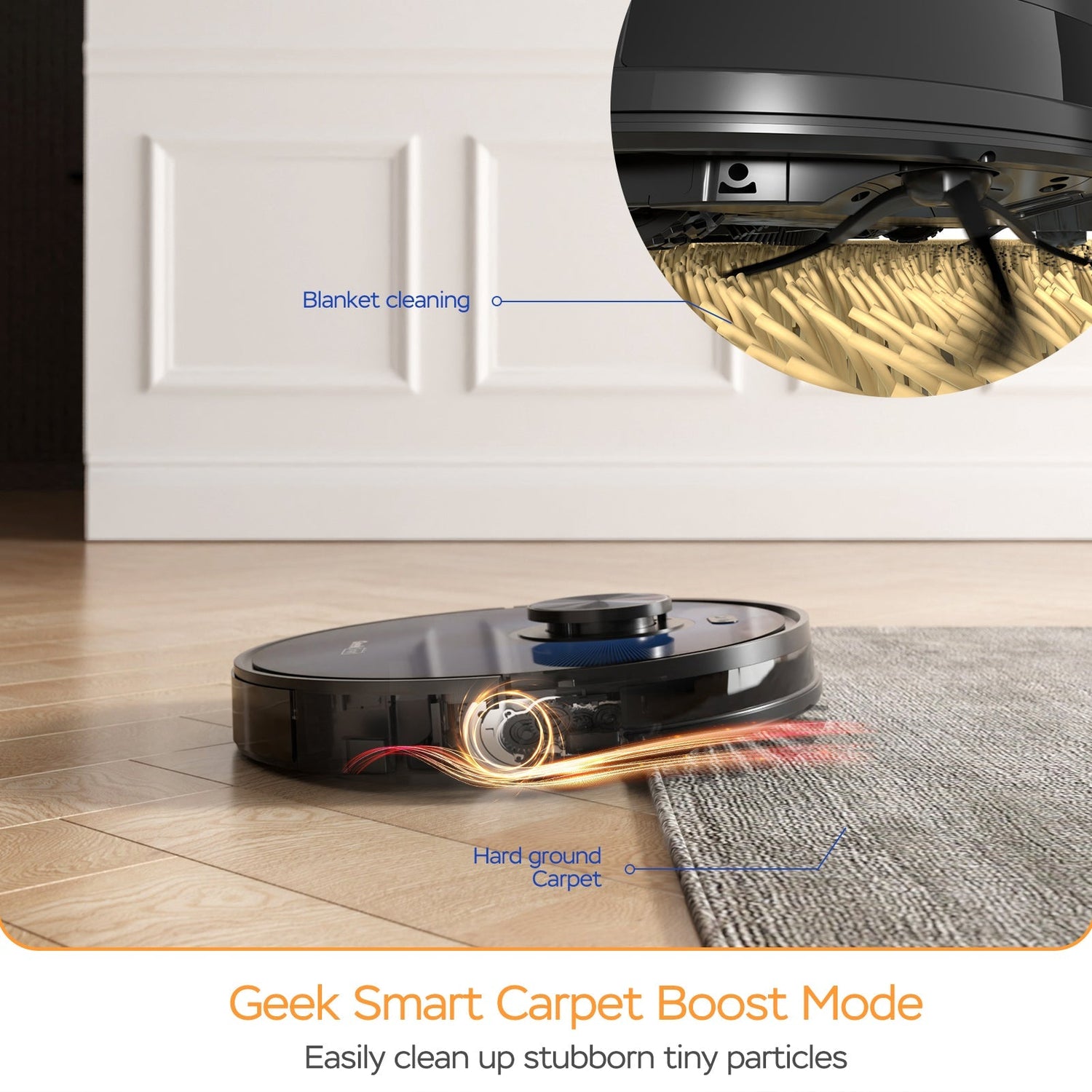 Geek Smart L7 Robot Vacuum Cleaner And Mop, LDS Navigation