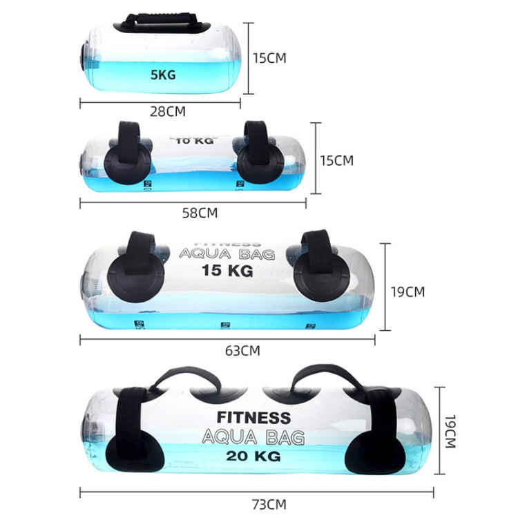 LS-SD2 Weighted Fitness Water Bag Physical Fitness Equipment, Specification: 63x19cm 15kg