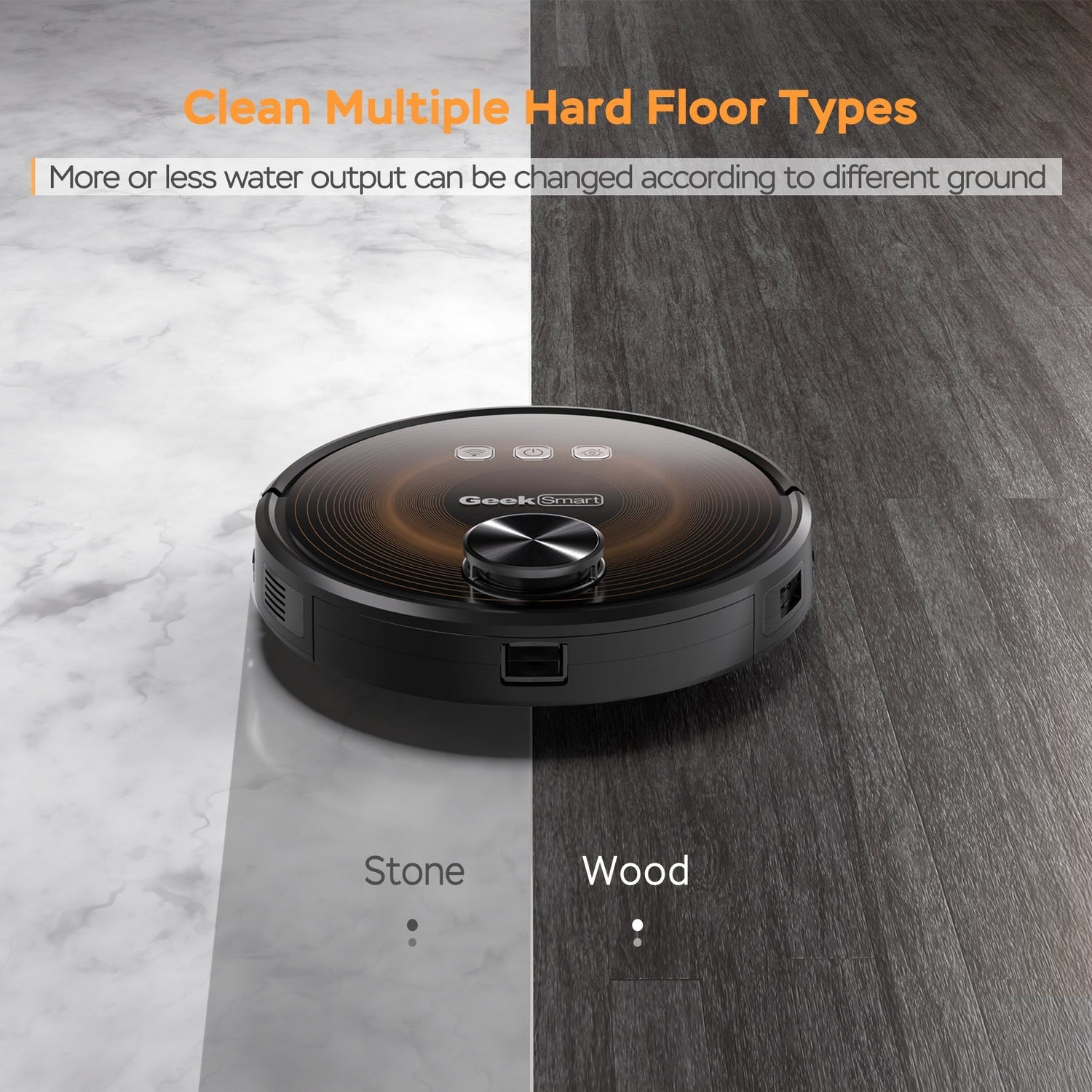 Geek Smart L8 Robot Vacuum Cleaner And Mop, LDS Navigation,