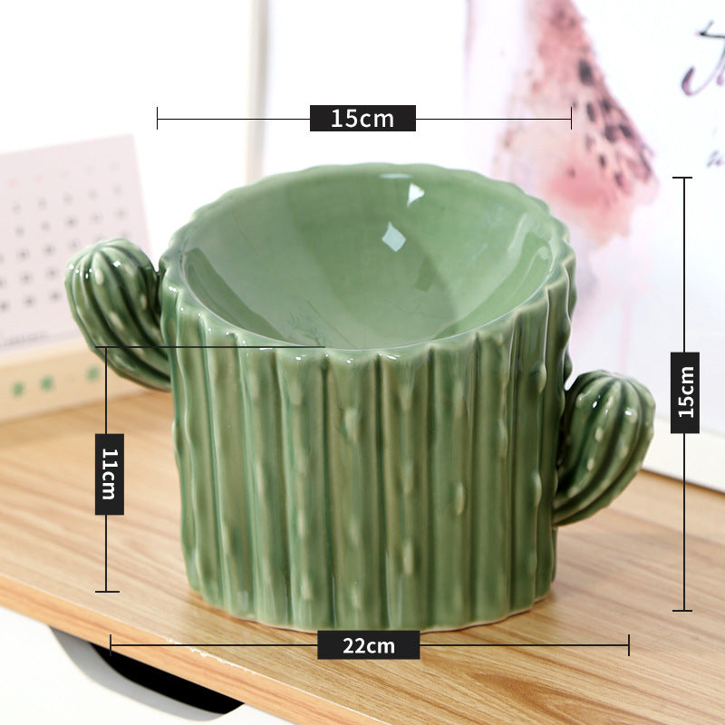 Cat Bowl Ceramic Protecting Cervical Spine